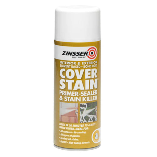 Zinsser Cover Stain Primer Paint 400ml Spray