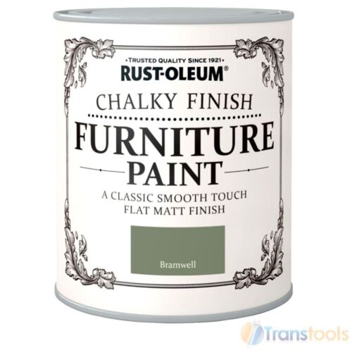 Rust - Oleum Chalky Finish Wood Furniture Paint Smooth Matt Coating Water Based - Transtools Online