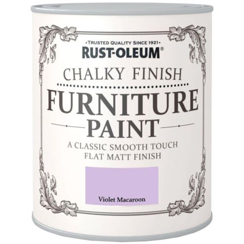 Rust - Oleum Chalky Finish Wood Furniture Paint Smooth Matt Coating Water Based - Transtools Online