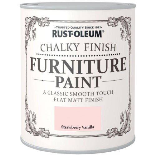 Rust - Oleum Chalky Finish Wood Furniture Paint Smooth Matt Coating Water Based - Transtools Online