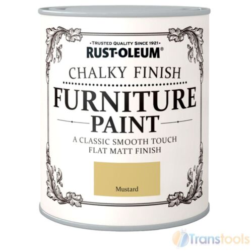 Rust - Oleum Chalky Finish Wood Furniture Paint Smooth Matt Coating Water Based - Transtools Online