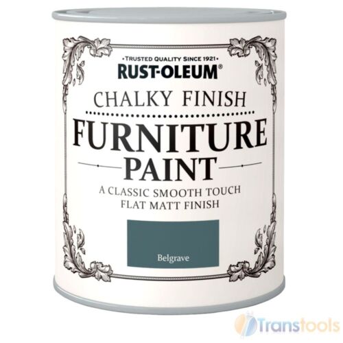 Rust - Oleum Chalky Finish Wood Furniture Paint Smooth Matt Coating Water Based - Transtools Online
