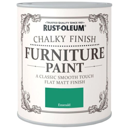 Rust - Oleum Chalky Finish Wood Furniture Paint Smooth Matt Coating Water Based - Transtools Online