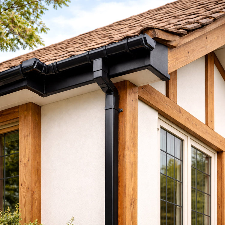 Black Square Gutter and Downpipes - Transtools Online