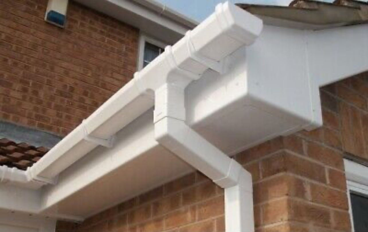 White Square Gutter & Downpipes - Transtools Online