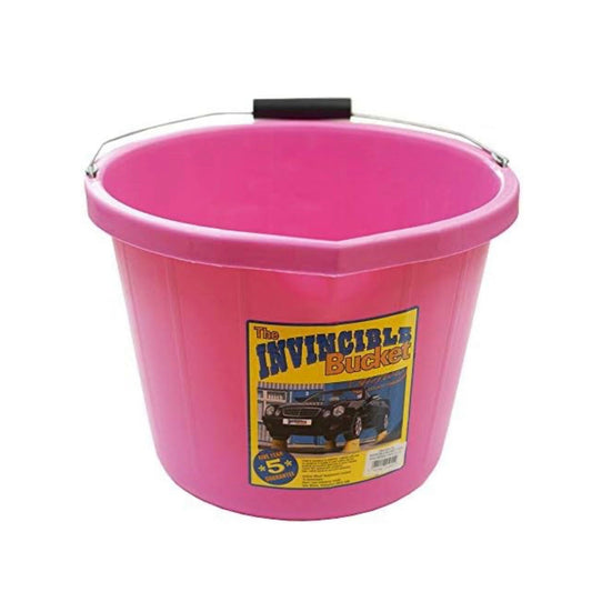 5 x Invincible Builders Bucket Pink - 3 Gallon - Transtools Online