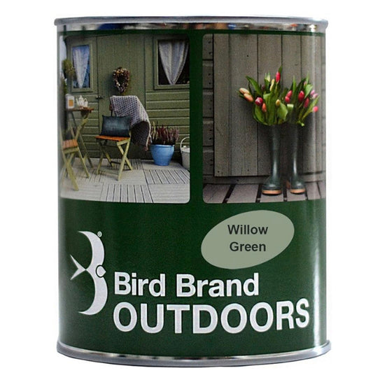 Bird Brand Outdoors Garden Paint Willow Green - 2.5 Litre