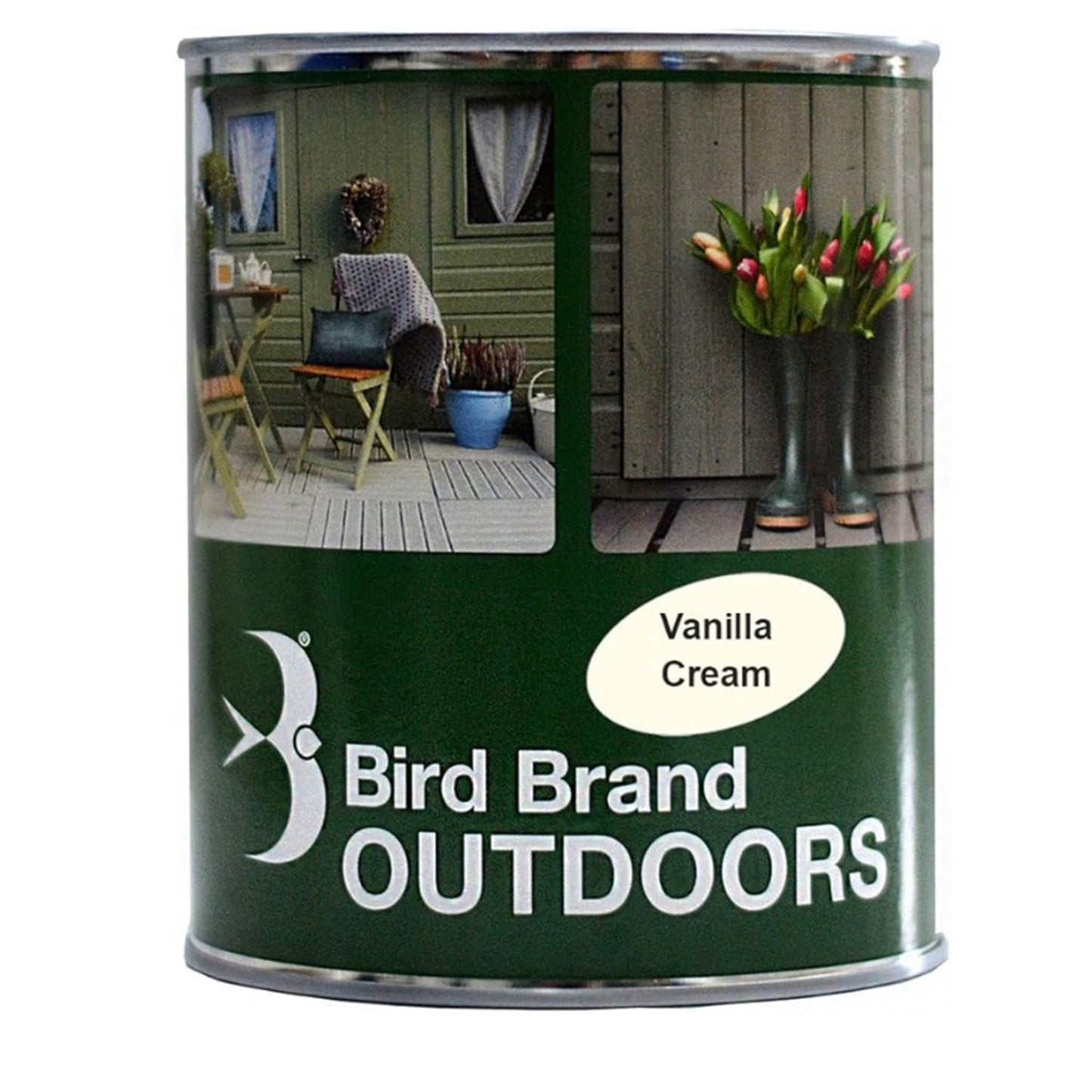 Bird Brand Outdoors Garden Paint Vanilla Cream - 2.5 Litre
