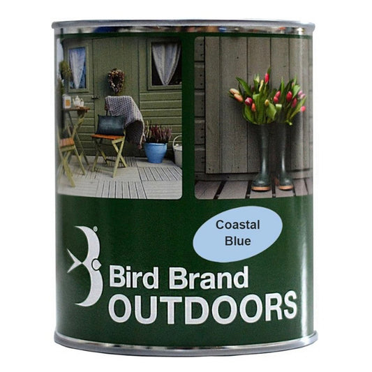 Bird Brand Outdoors Garden Paint Coastal Blue - 2.5 Litre