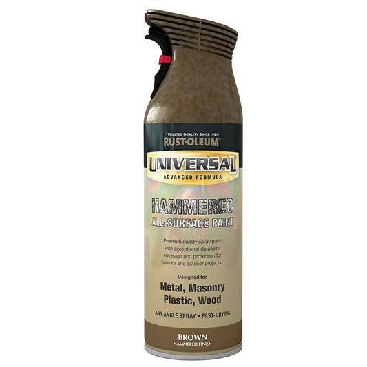 Rust-Oleum Universal Spray Paint Hammered Brown - 400ml