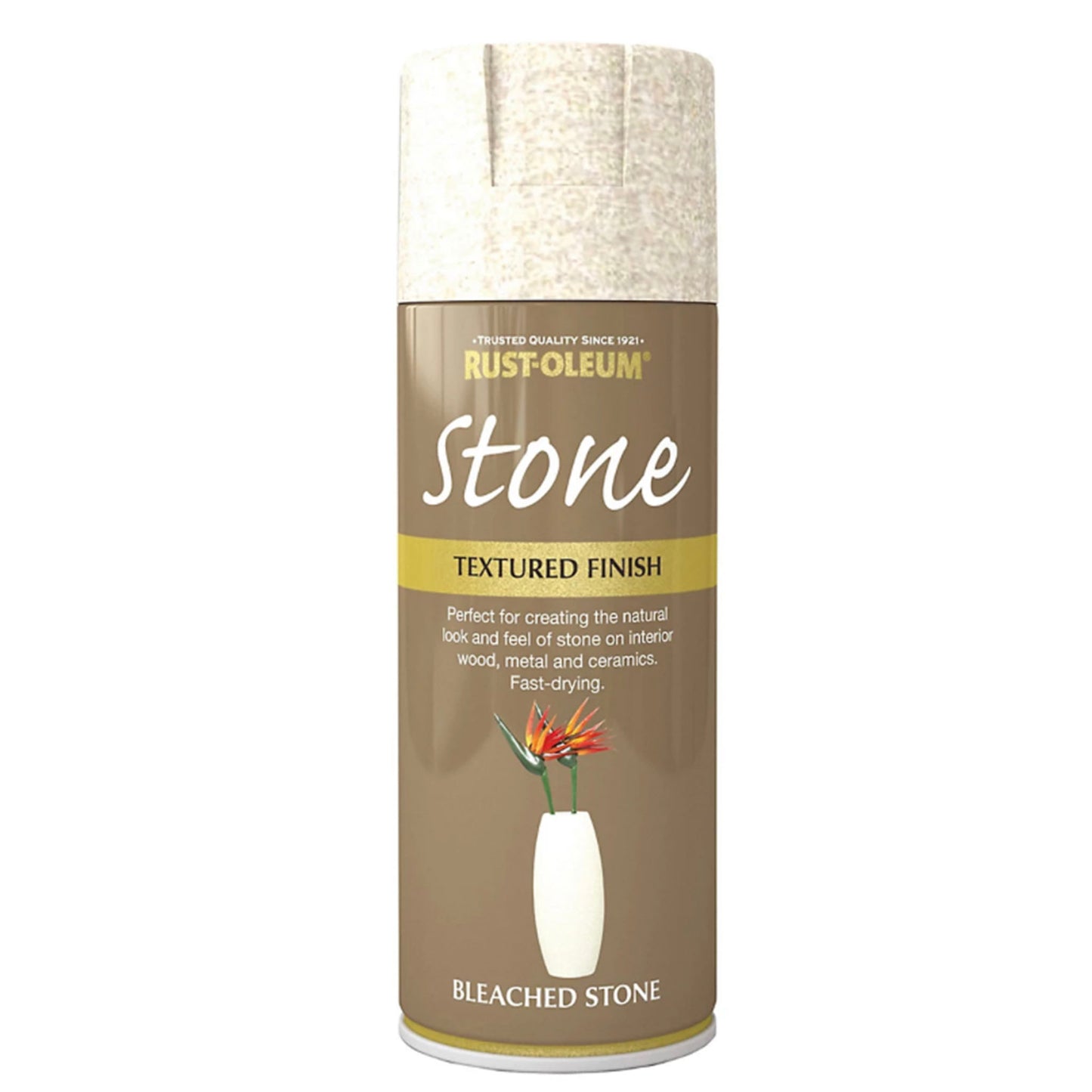 Rust-Oleum Textured Spray Paint Bleached Stone - 400ml