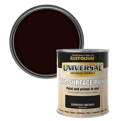 Rust-Oleum Universal All Surface Paint Espresso - 750ml