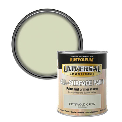 Rust-Oleum Universal All Surface Paint Cotswold Green - 750ml