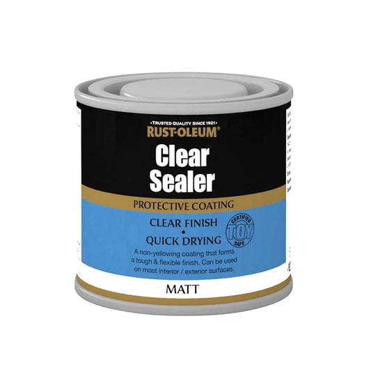 Rust-Oleum Clear Matt Multi-Surface Sealer Coat - 120ml