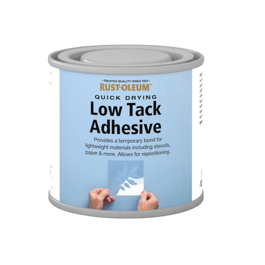 Rust-Oleum Low Tack Clear Adhesive - 125ml