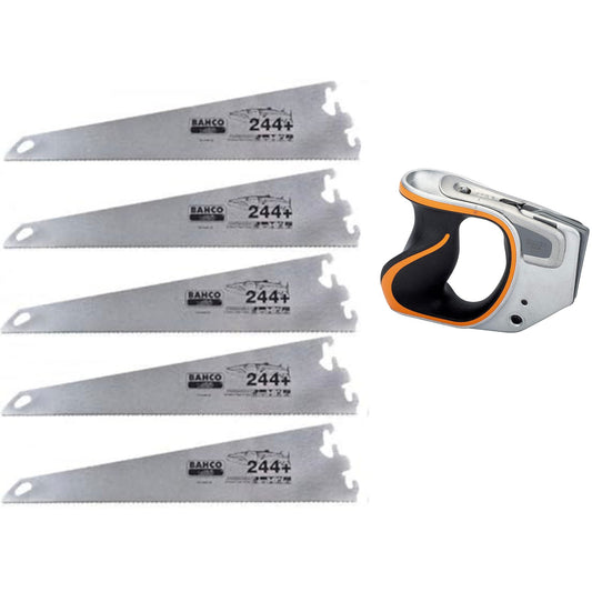 Bahco Left Handed Ergo Large Handle with 5 x Blade