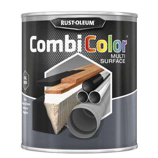 Rust-Oleum Combi Color Multi Suface Matt Black - 750ml