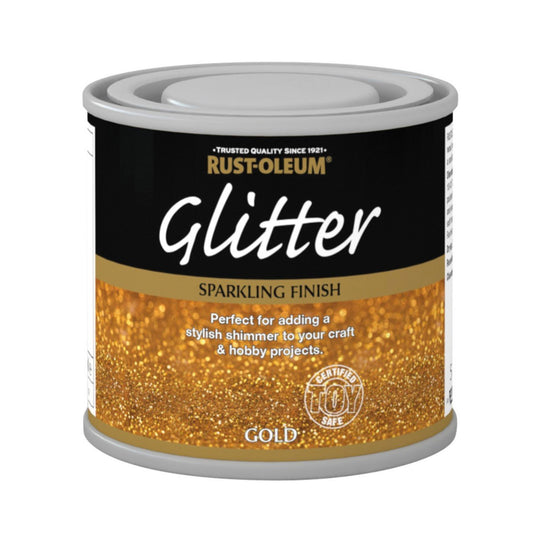 Rust-Oleum Glitter Sparkling Finish Paint Gold - 125ml