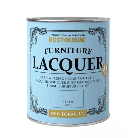 Rust-Oleum Furniture Lacquer Clear Matt - 750ml