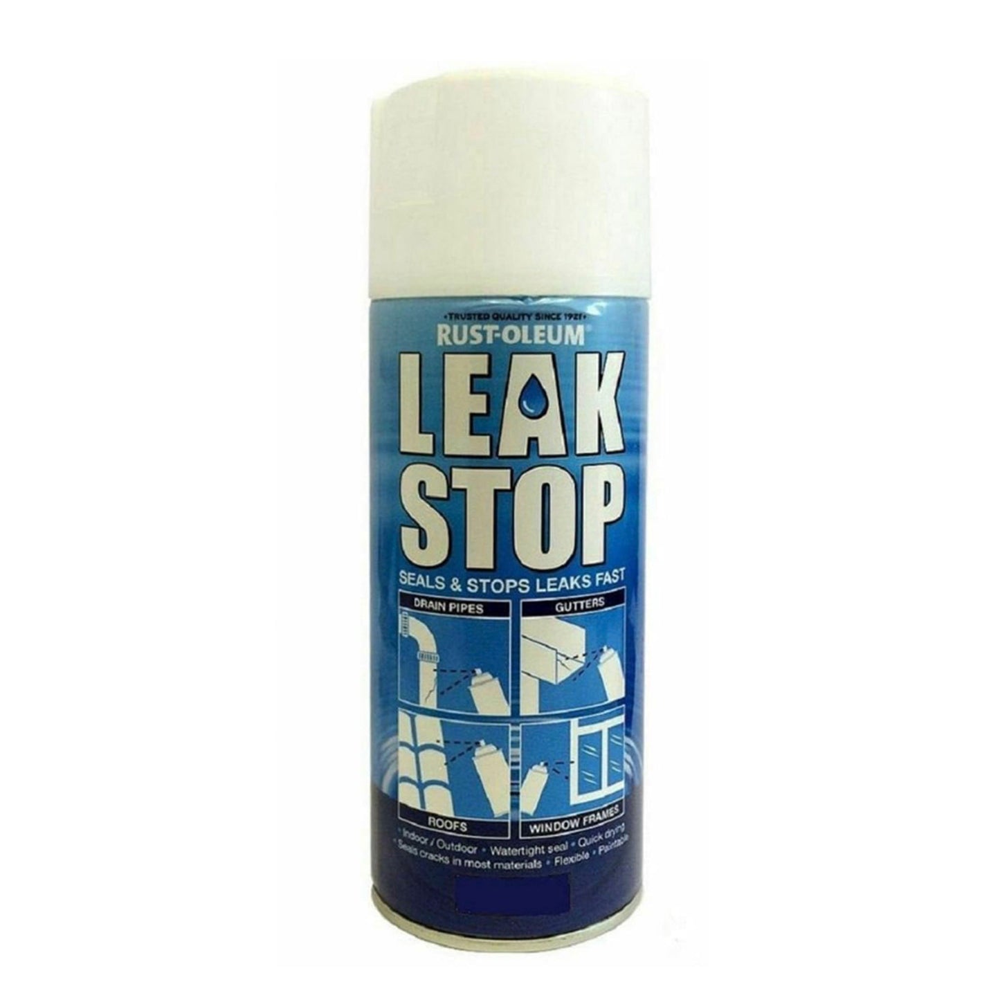 Rust-Oleum Leak Stop Spray Paint White - 400ml