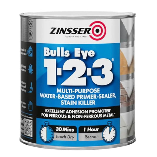 Zinnser Bulls Eye 123 White - 1 Litre