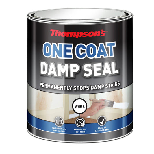 Thompsons One Coat Damp Seal White Paint - 750ml