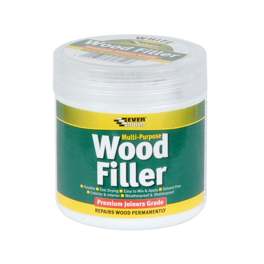 Everbuild Multi-Purpose Premium Joiners Grade Wood Filler White - 250ml