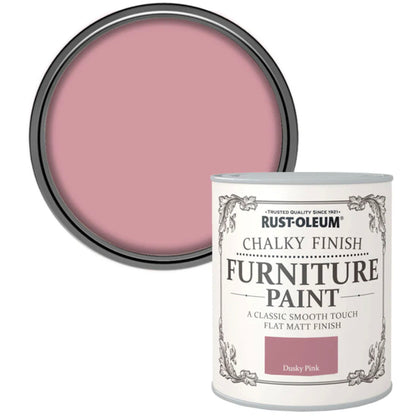 Rust - Oleum Chalky Finish Wood Furniture Paint Smooth Matt Coating Water Based