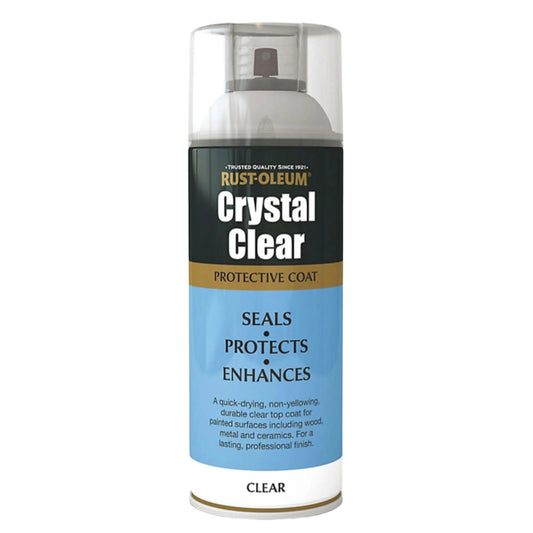 Rust-Oleum Crystal Clear Spray Protective Coat Clear - 400ml