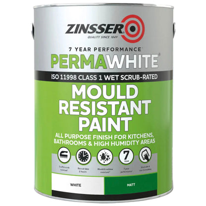 Zinsser Perma-White Interior Paint Matt 5 Litre
