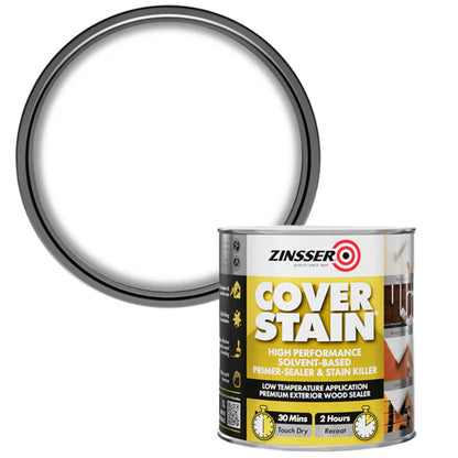 Zinsser Cover Stain Primer Paint 1 Litre