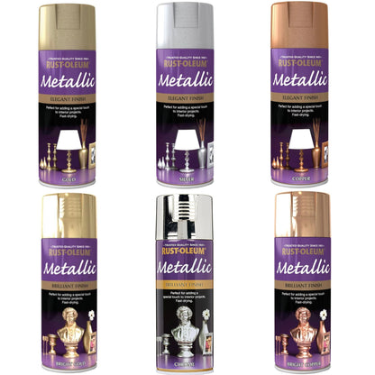Rust-Oleum Metallic Spray Paint 400ml