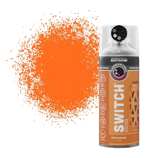Rust-Oleum Switch 5 in 1 Nozzle Multi Surface Topcoat Spray Paint - 400ml