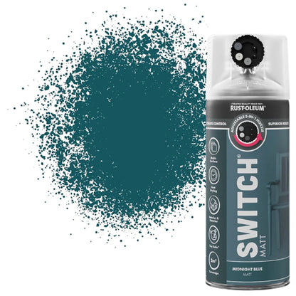 Rust-Oleum Switch 5 in 1 Nozzle Multi Surface Topcoat Spray Paint 400ml