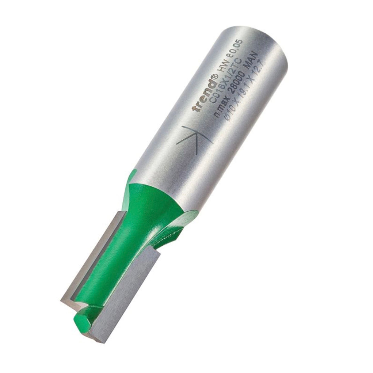 Trend C016X1/2TC Two Flute Cutter 10mm diameter