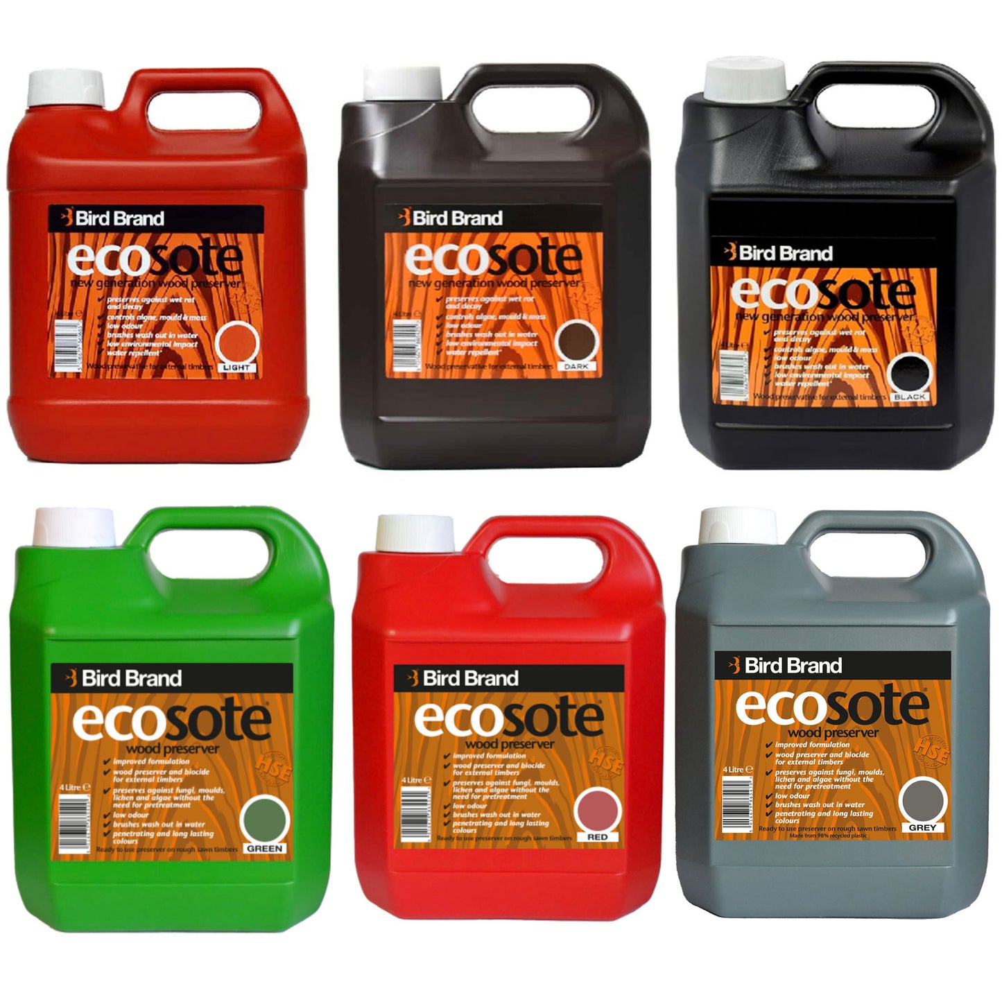 Bird Brand Ecosote Wood Preserver - 4 Litre