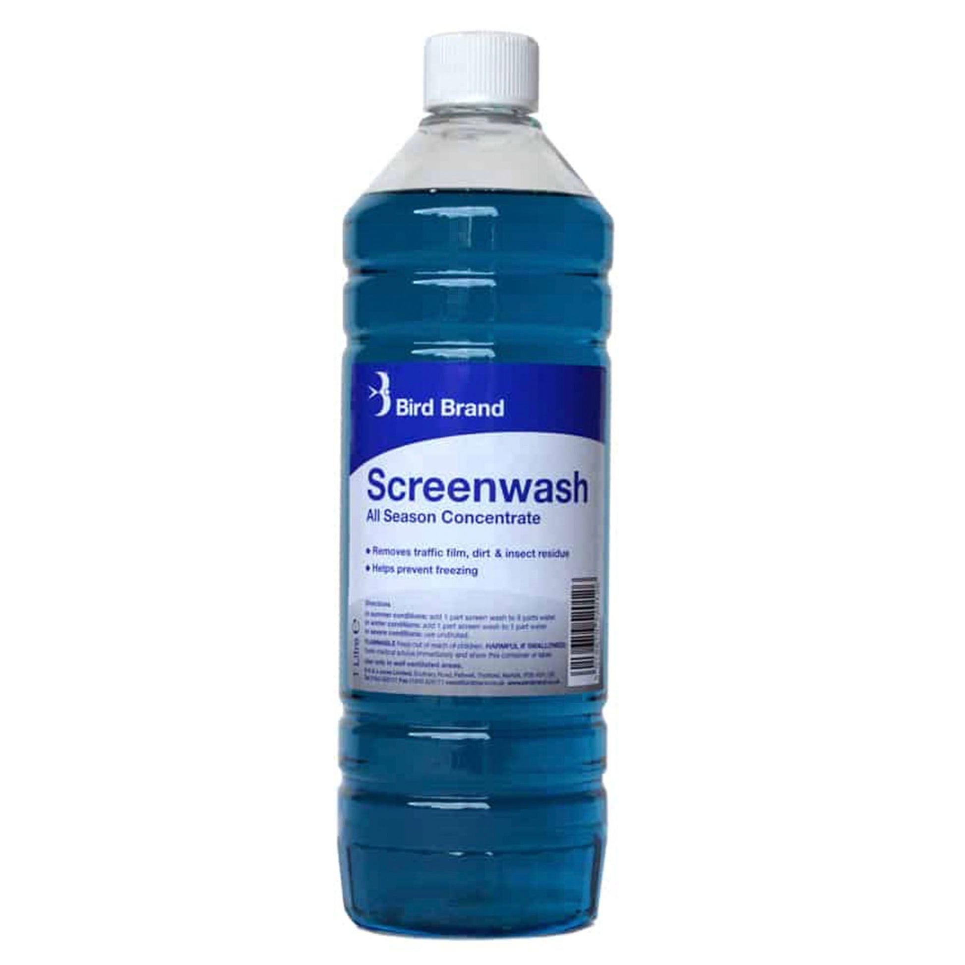 Bird Brand Concentrated Screen Wash - 1 Litre