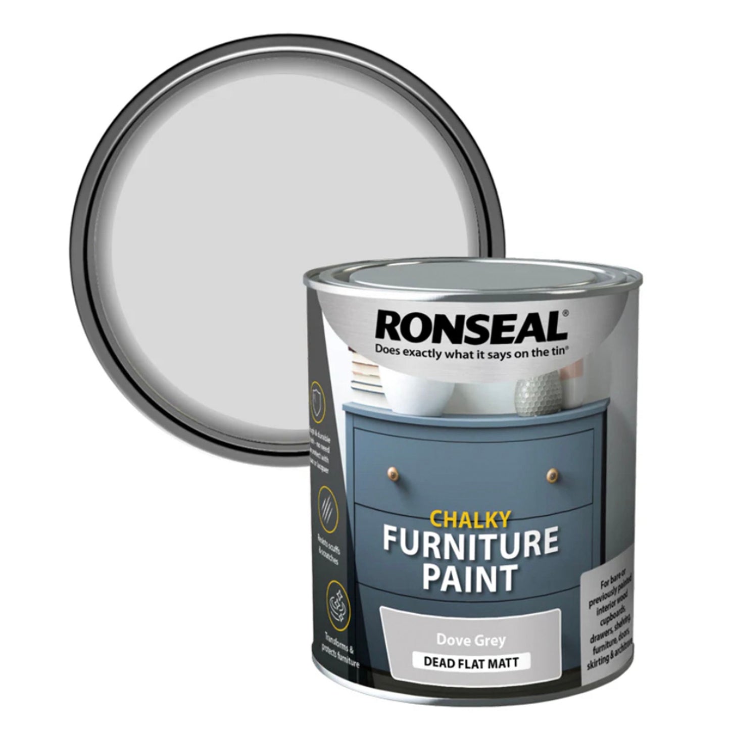 Ronseal Chalky Furniture Paint - 750ml