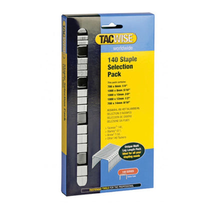 Tacwise Type 140 Series Staples Selection Pack