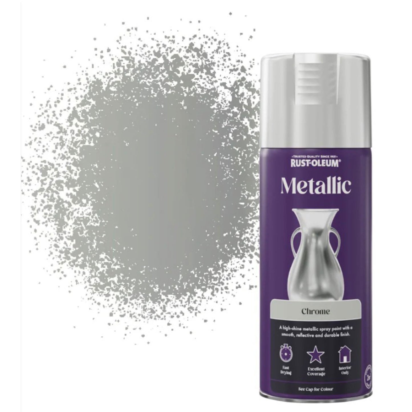 Rust-Oleum Metallic Spray Paint - Chrome