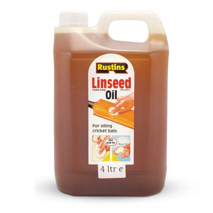 Rustins Raw Linseed Oil 4 Litre