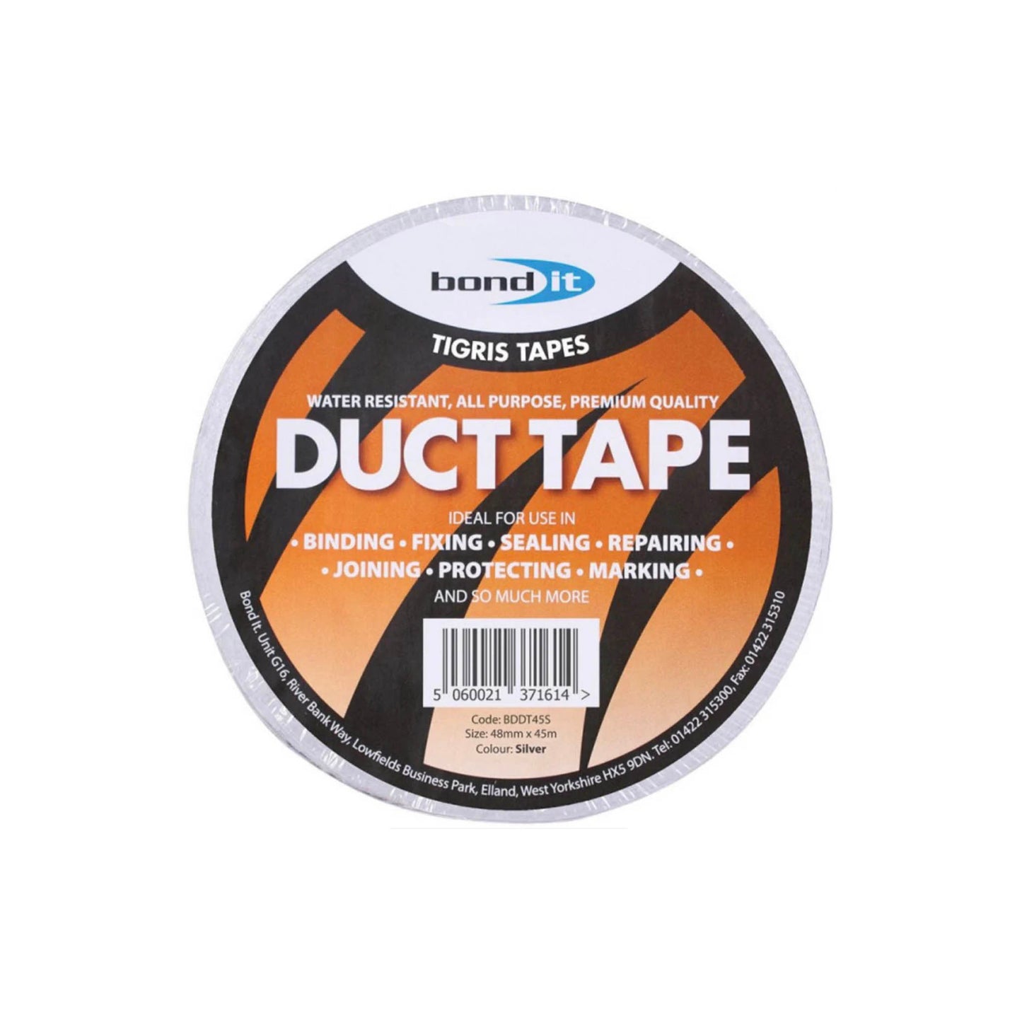 Bond-It Heavy Duty Gaffa Duct Tape Silver - 45 Metre