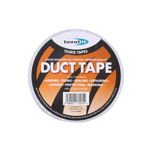 Bond-It Heavy Duty Gaffa Duct Tape Silver - 45 Metre