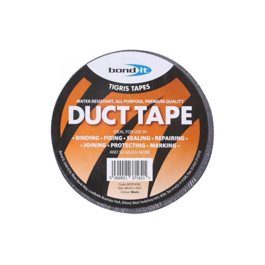 Bond-It Heavy Duty Gaffa Duct Tape Black - 45 Metre