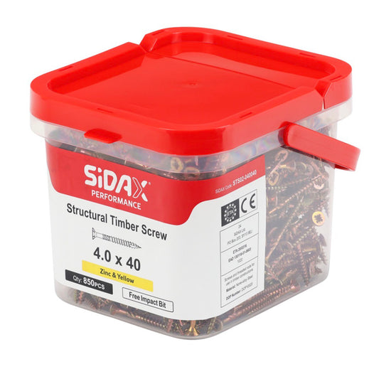 SiDAX Structural Timber Screw Tub