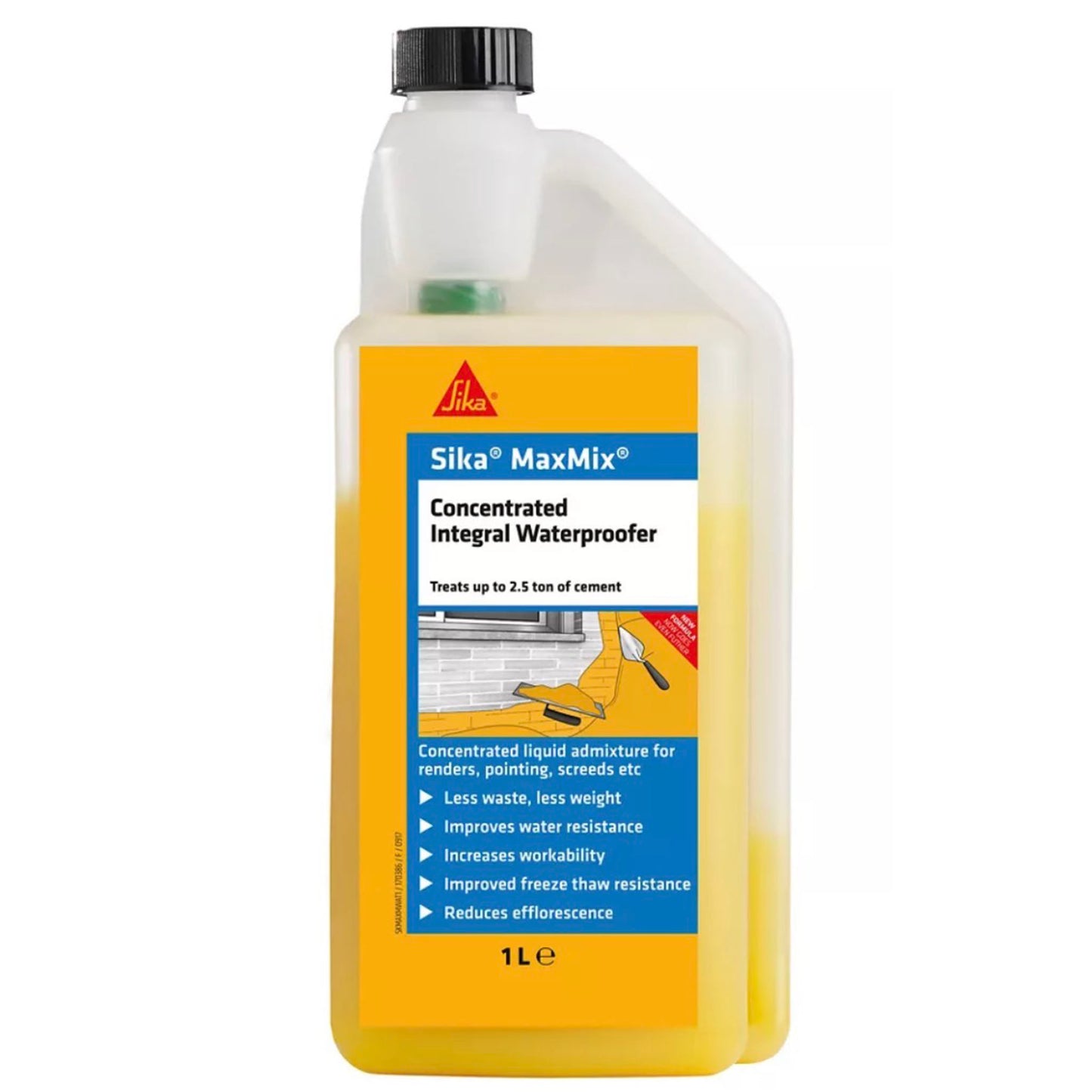 Sika MaxMix Concentrated Integral Waterproofer - 1 Litre