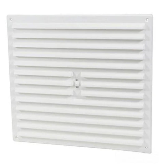 Hit and Miss Grille Vent White 260mm x 235mm