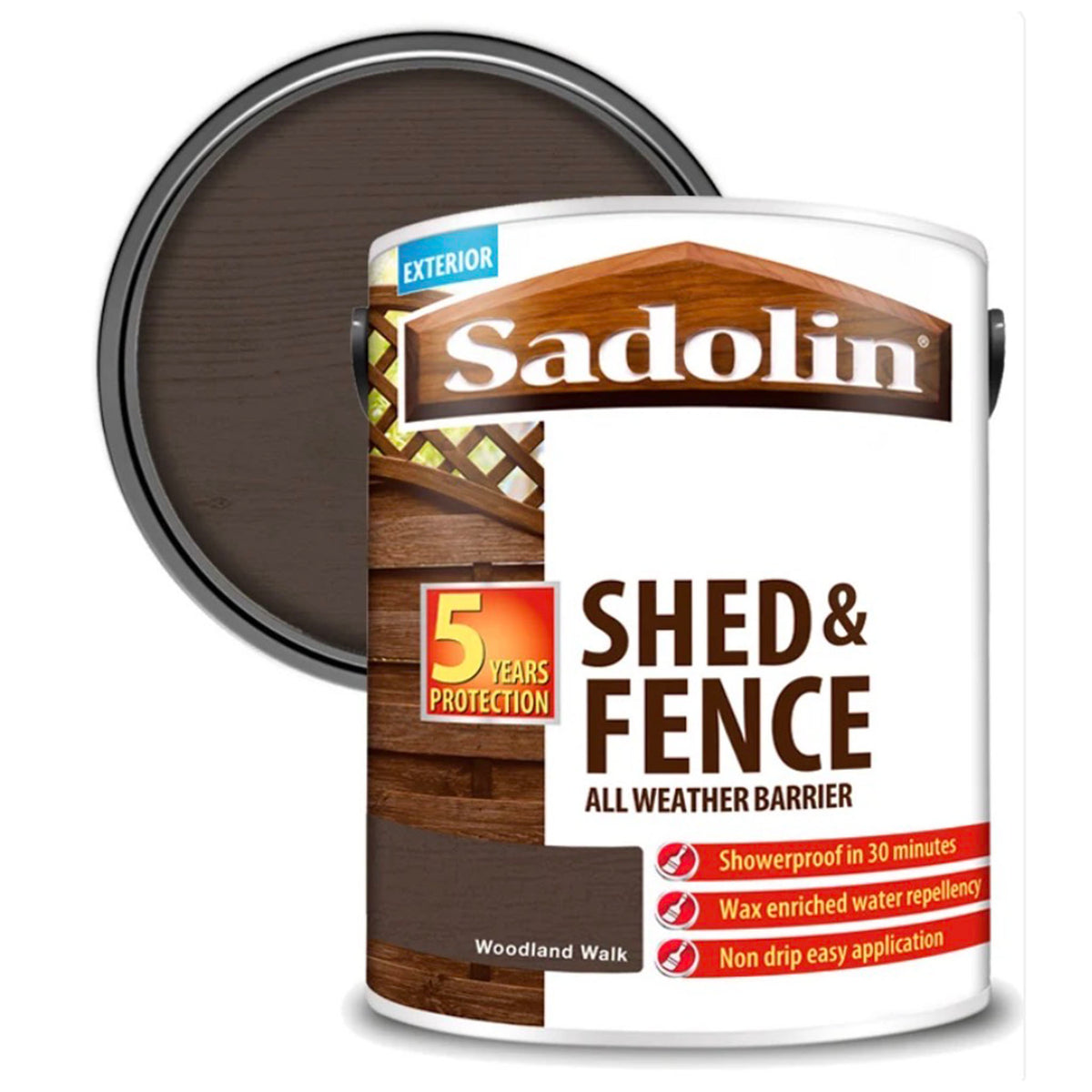Sadolin Shed and Fence Protector All Weather Barrier - 5 Litre
