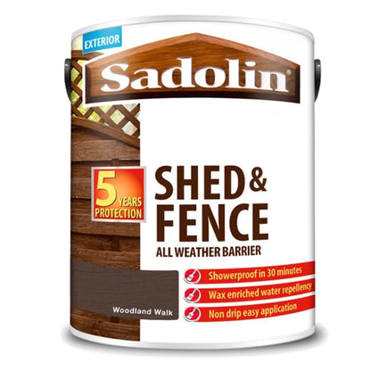 Sadolin Shed and Fence Protector All Weather Barrier - 5 Litre
