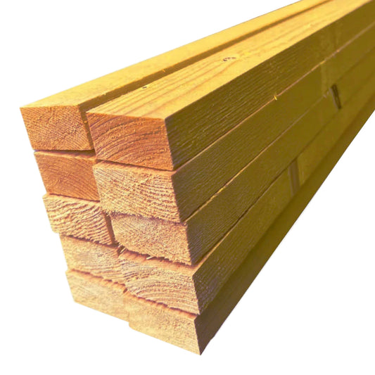 Roof Tile Batten BS5534 UC2 Gold Treated 25mm x 50mm x 4.8 Metre
